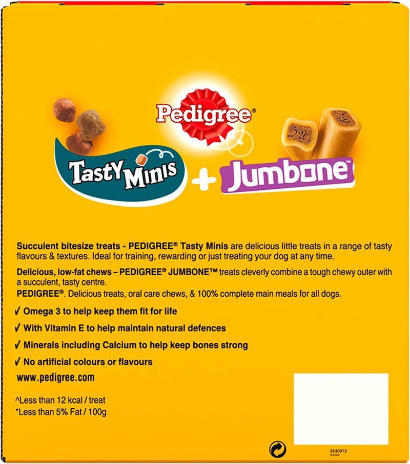 Pedigree Tasty Minis & Jumbone Dog Treat Mega Box 740g