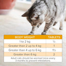 Beaphar WORMclear Cat Worming Tablets - 4 Tablets