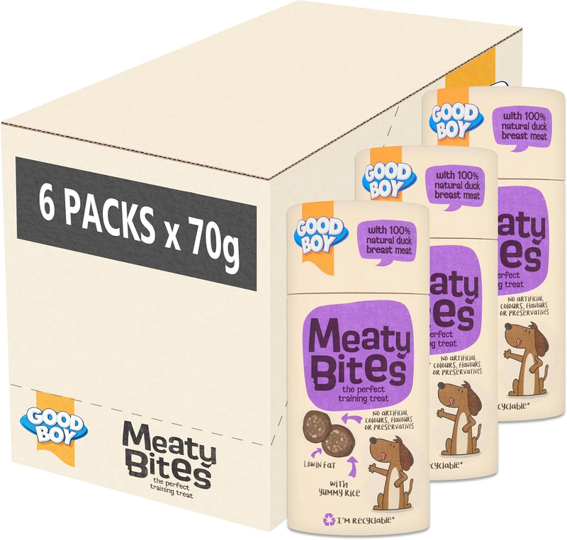 Good Boy Meaty Bites Duck with Rice Low Fat Dog Treats