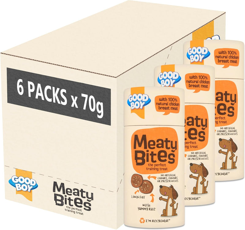 Good Boy Meaty Bites Chicken with Rice Low Fat Dog Treats