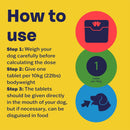 Bob Martin Clear 3in1 Flavoured Wormer Tablets for Dogs