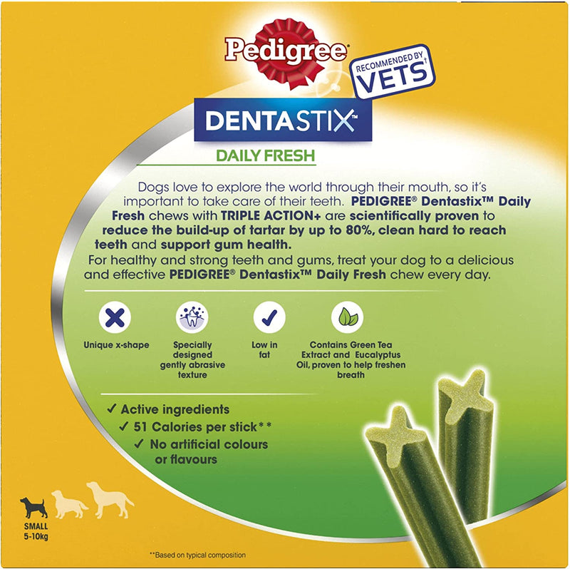 Pedigree Dentastix Small Dog Dental Treats 35 Sticks