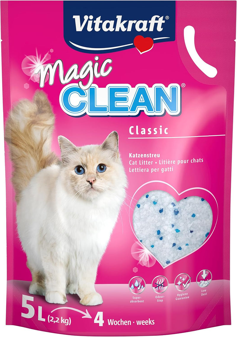 Vitakraft Magic Clean Classic Cat Litter - Pearl 5L
