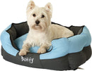 Bunty Anchor Blue Waterproof Dog Bed