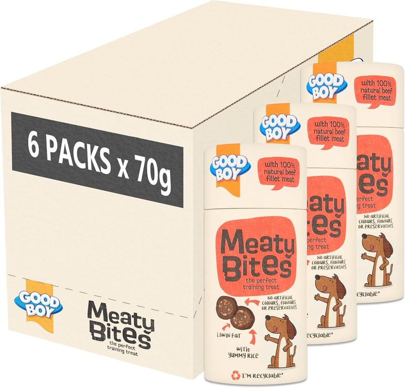 Good Boy Meaty Bites Beef with Rice Low Fat Dog Treats