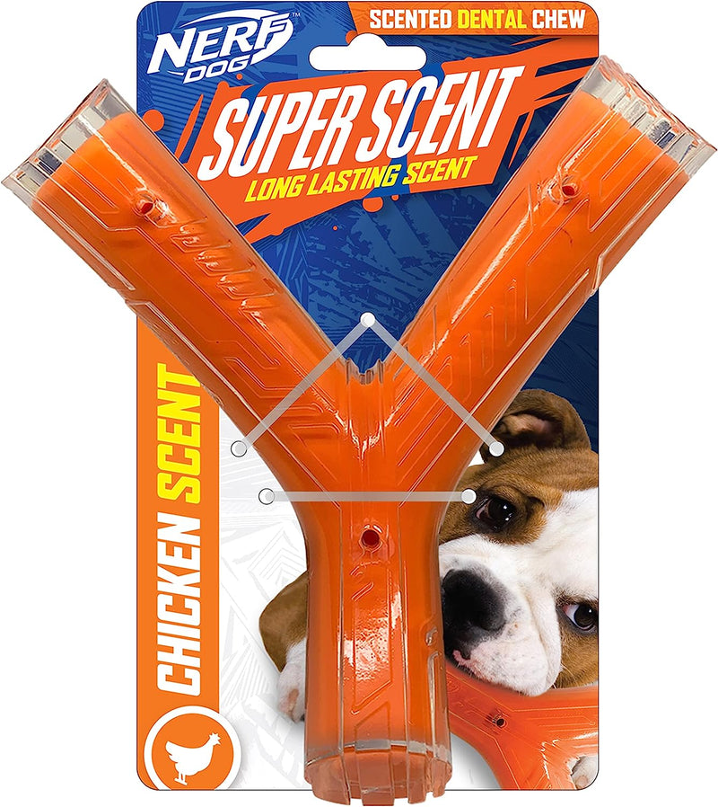 Nerf Dog Scentology Solid Core Wishbone Chicken