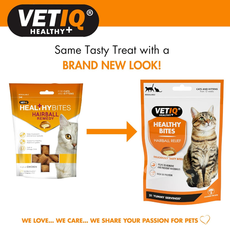 VetIQ Healthy Bites Hairball Relief Cat Treats