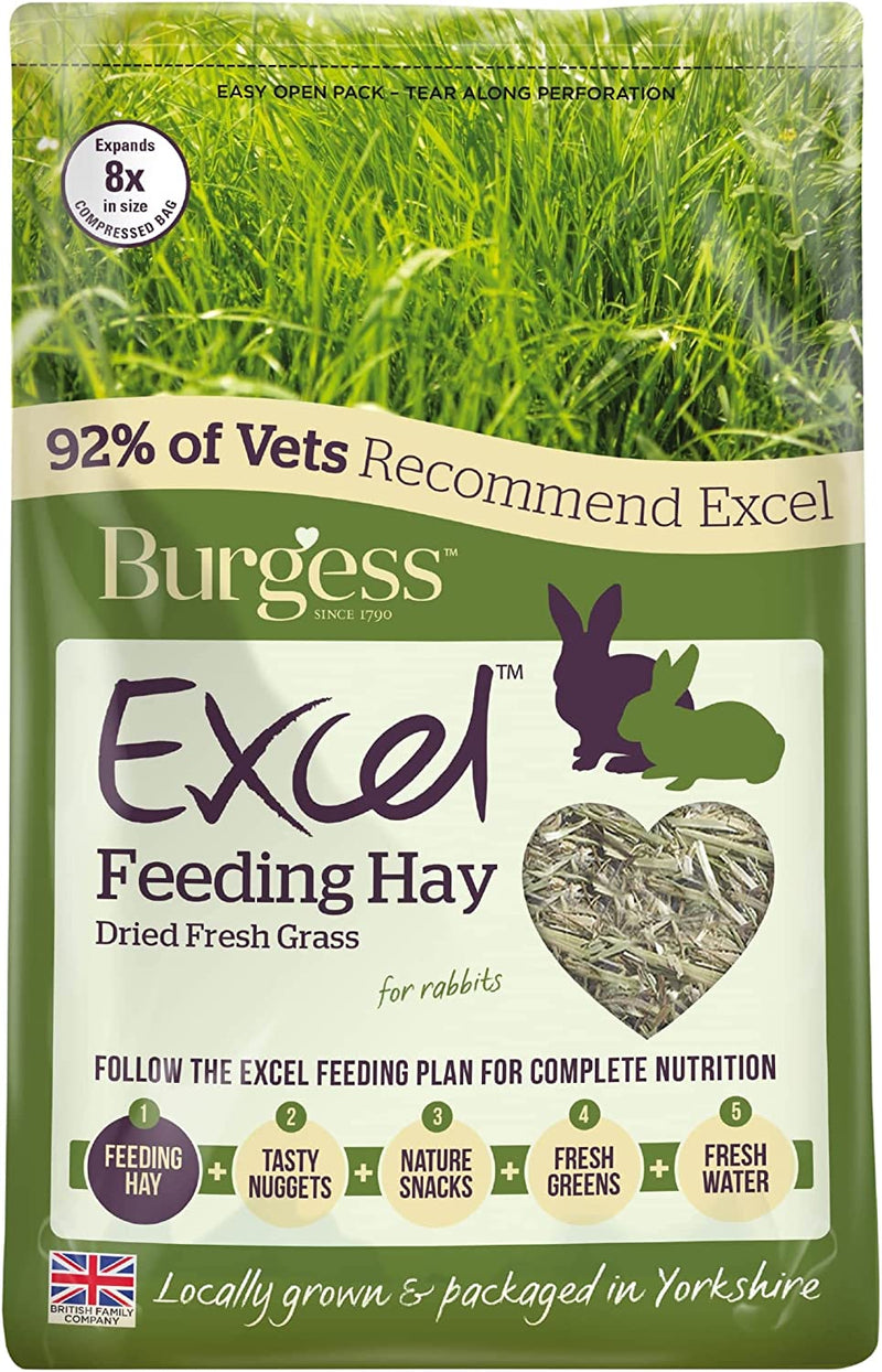 Burgess Excel Feeding Hay Dried Fresh Grass for Rabbits