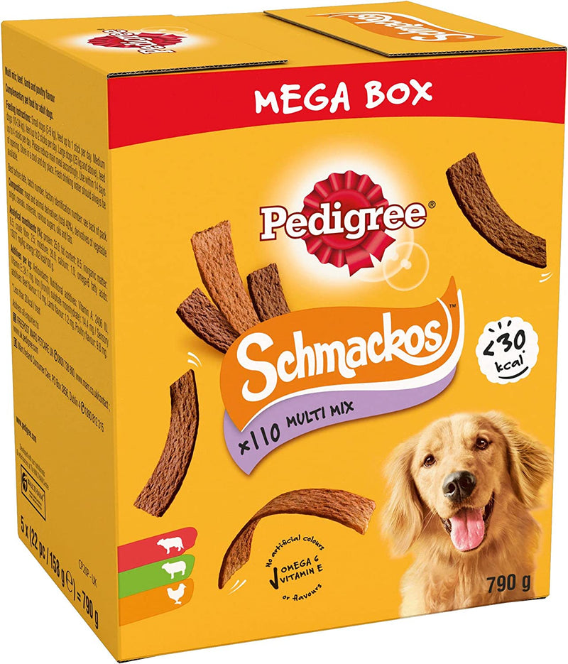 Pedigree Multi Mix Schmackos Dog Treats 110 Mega Box