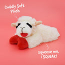 Multipet Lambchop Plush Squeaky Mini Dog Toy
