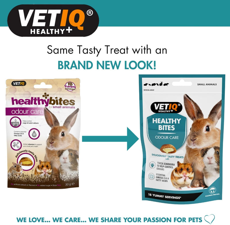 VetIQ Healthy Bites Odour Care Small Animal Treats 30g