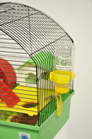 Laura Hamster Cage With Tubes - Green, Yellow & Red