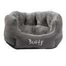 Bunty Polar Dog Bed - Grey