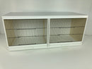 Plastic Double Bird Breeding Cages With Divider  37"x 14.5" x 16"