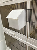 6x UPVC Plastic Bird Nesting Box for Finches