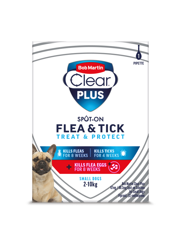 Bob Martin Clear Plus Spot-On for Small Dogs – 1 Pipette