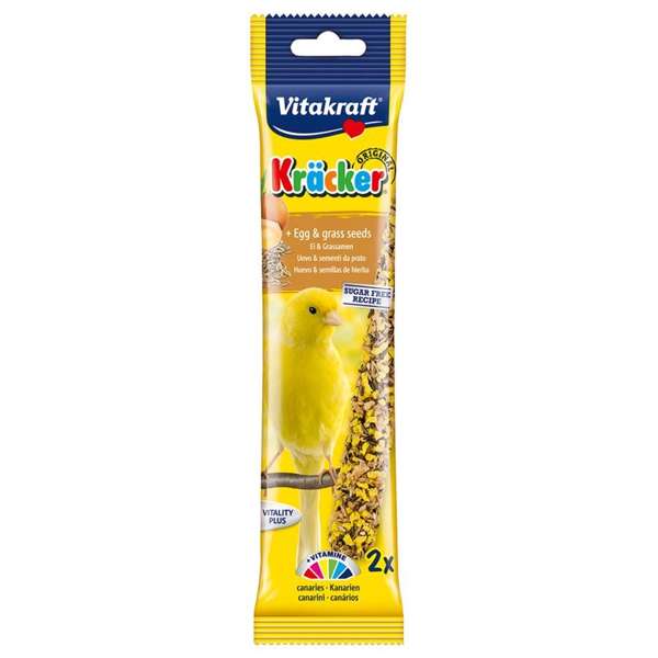 Vitakraft Canary Stick Kracker Egg & Grass Seed