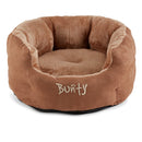 Bunty Polar Dog Bed - Brown
