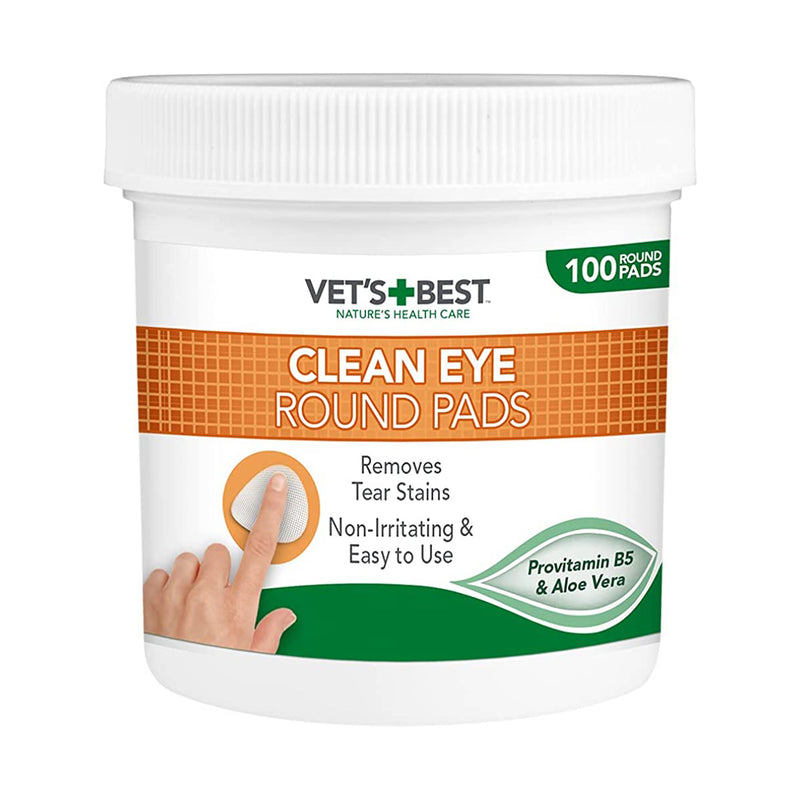 Vet's Best Clean Eye Round Pads