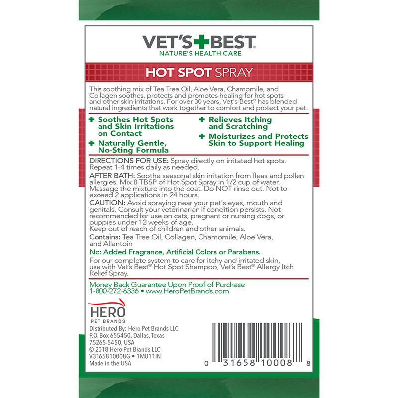 Vet's Best Hot Spot Spray