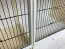 Plastic Double Bird Breeding Cages With Divider  37"x 14.5" x 16"