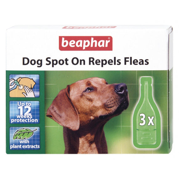 Beaphar Dog Spot On 12 Week Flea Repels
