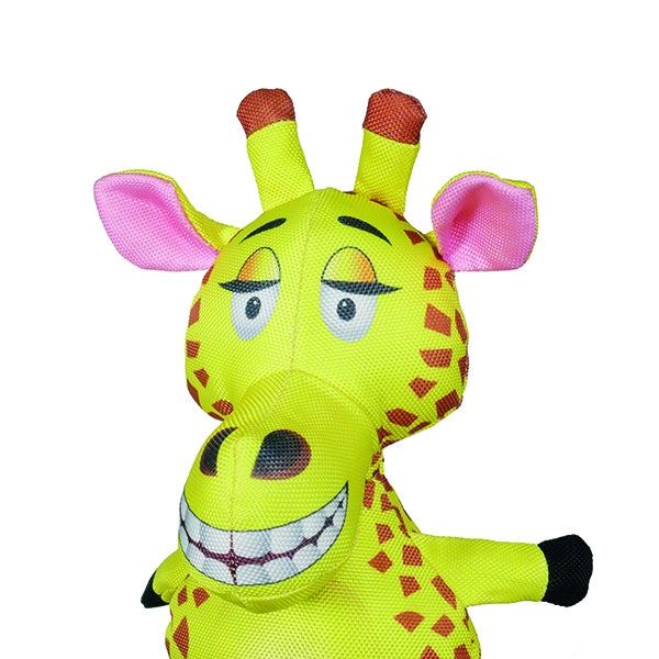 Rosewood Safari Giraffe Tough Nylon Dog Toy with Squeaker