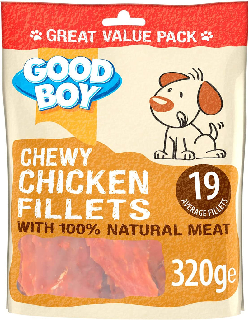 Good Boy Chewy Chicken Fillets 320g