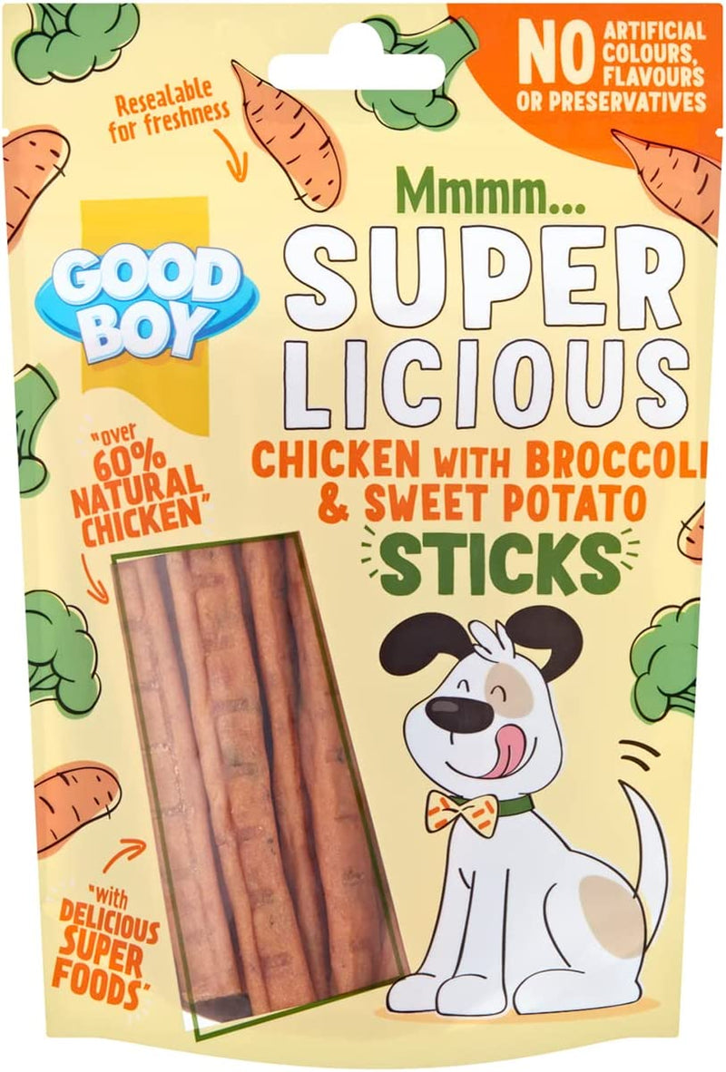 Good Boy Chicken With Broccoli & Sweet Potato Sticks