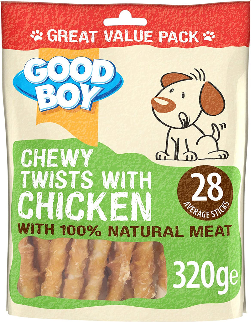 Good Boy Chewy Twists With Chicken 320g