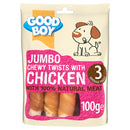 Good Boy Pawsley Jumbo Chewy Twists With Chicken 100g