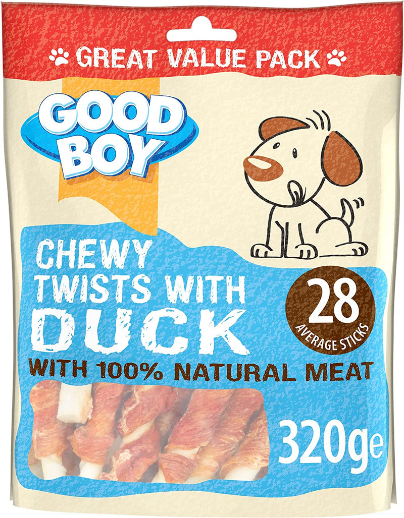 Good Boy Chewy Twists with Duck 320g