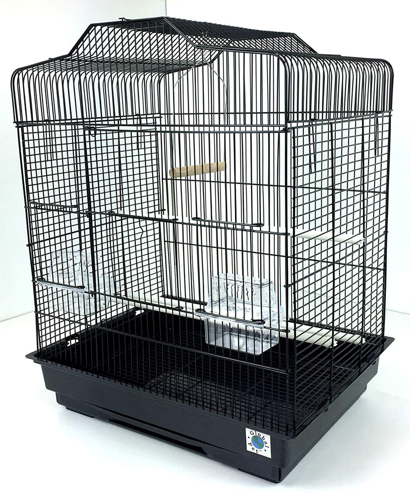 Sarah Large Bird Cage For Budgie & Canary - Black