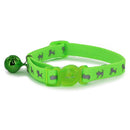 Ancol Reflective Green Cat Collar
