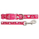 Ancol Small Bite Heart Collar Lead Set Raspberry