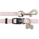 Ancol Small Bite Jewel Collar Lead Set Pink