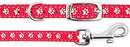 Ancol Small Bite Nylon Collar Lead Set Red