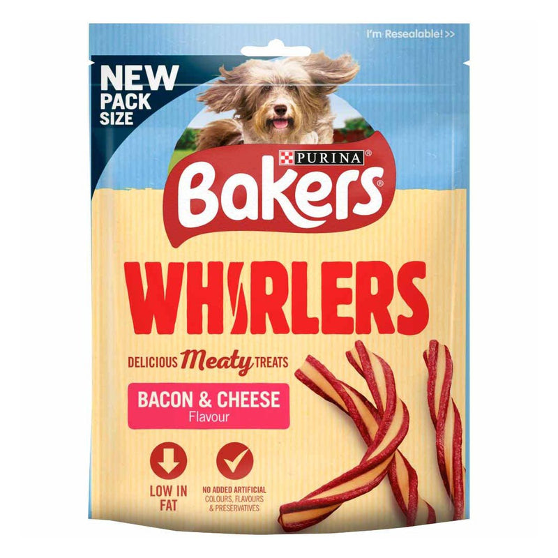 Bakers Whirlers with Bacon & Cheese