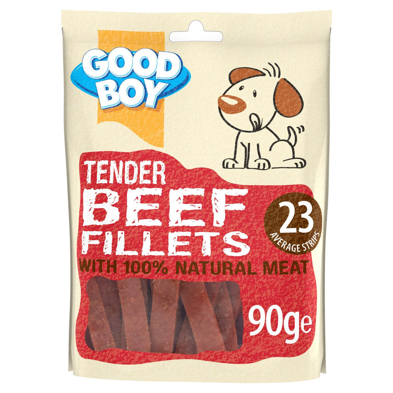 Good Boy Pawsley Tender Beef Fillets 90g