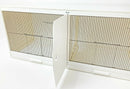 Plastic Double Bird Breeding Cages With Divider  37"x 14.5" x 16"
