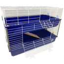 Large Double Indoor Guinea Pig & Rabbit Cage - 100 cm
