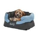 Bunty Anchor Blue Waterproof Dog Bed