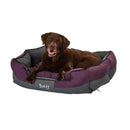 Bunty Anchor Purple Waterproof Dog Bed
