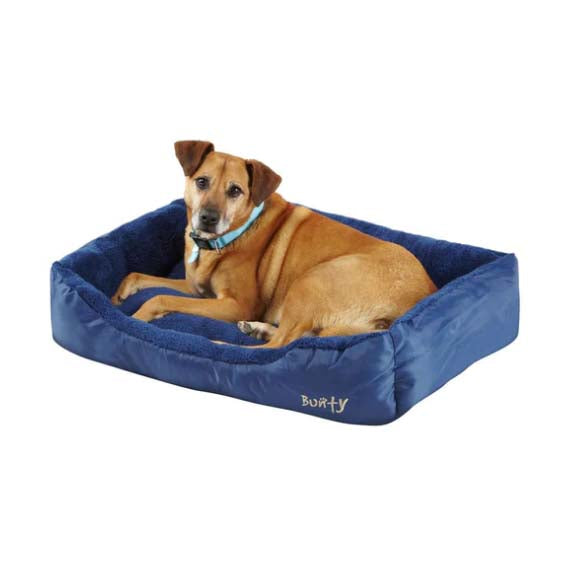 Bunty Deluxe Blue Soft Washable Dog Bed