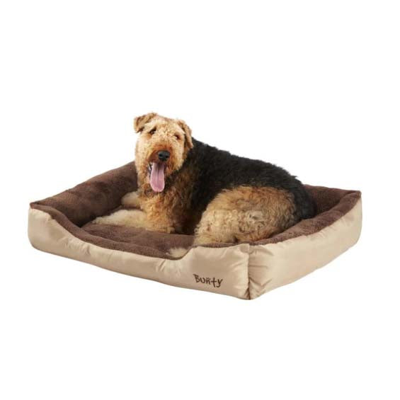 Bunty Deluxe Cream Soft Washable Dog Bed