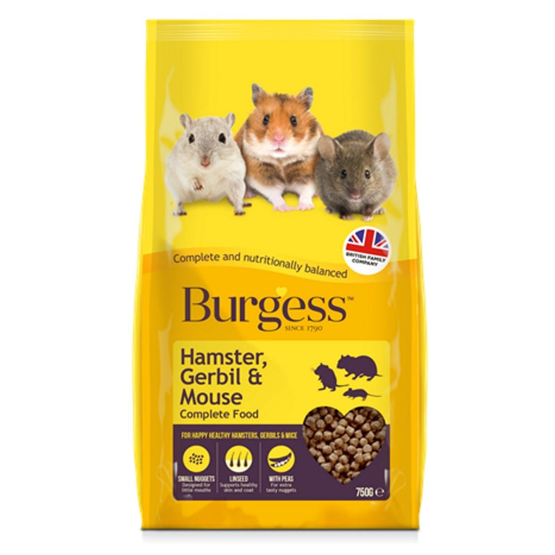 Burgess Hamster, Gerbil & Mouse Complete Food