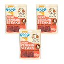 Good Boy Pawsley Chewy Venison Steaks 80g