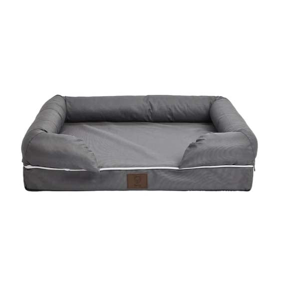 Bunty Cosy Couch Grey Mattress Dog Bed