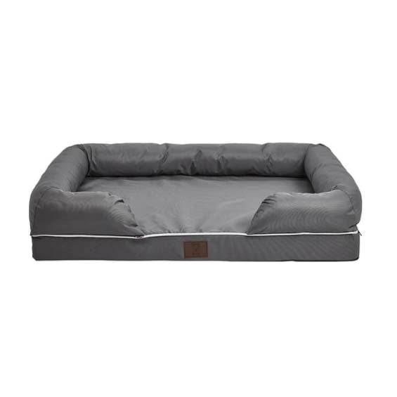 Bunty Cosy Couch Grey Mattress Dog Bed