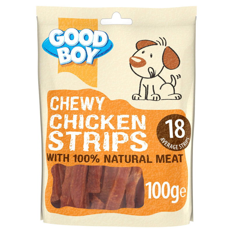 Good Boy Pawsley Chewy Chicken Strips 100g